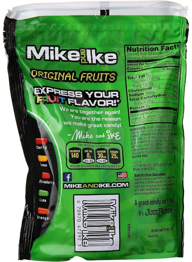 MikeandIke Mike & Ike Assorted Fruit Original Chew Candies, 10 oz - Image 4